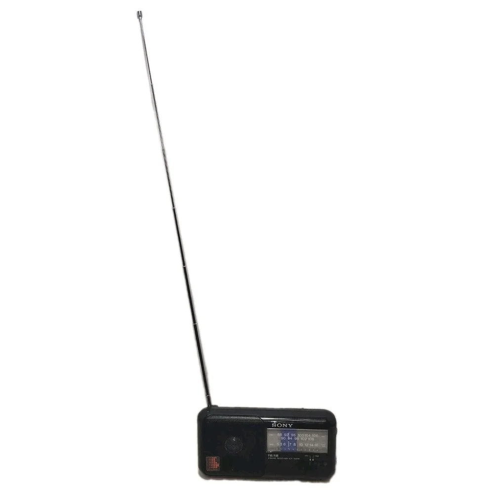 Sony ICF-350W 2 Band FM/AM Portable 2 Band Radio Receiver Tested Working!